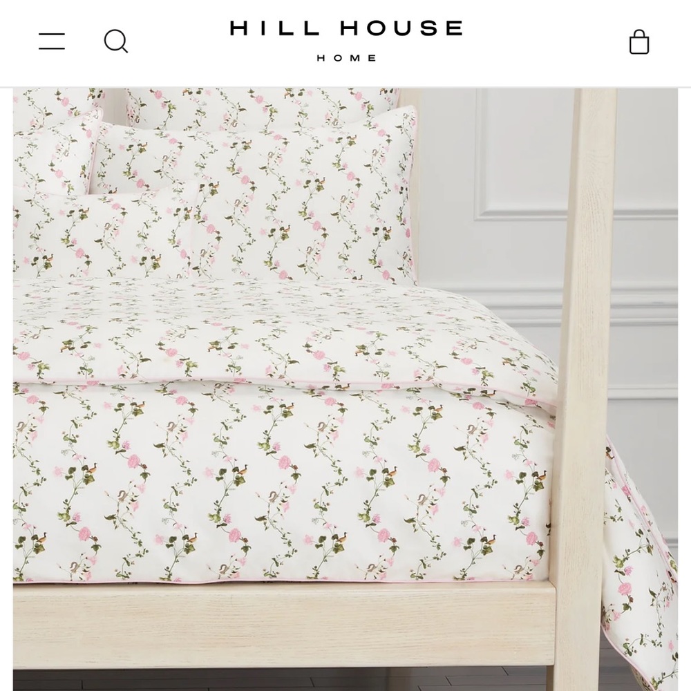 Hill House Queen Duvet and Euro Sham